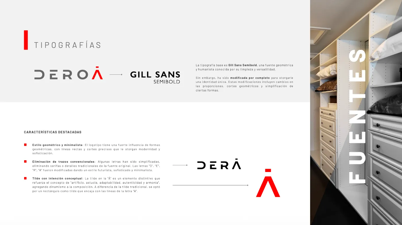 DeRoá Manual de Marca - Tipografía