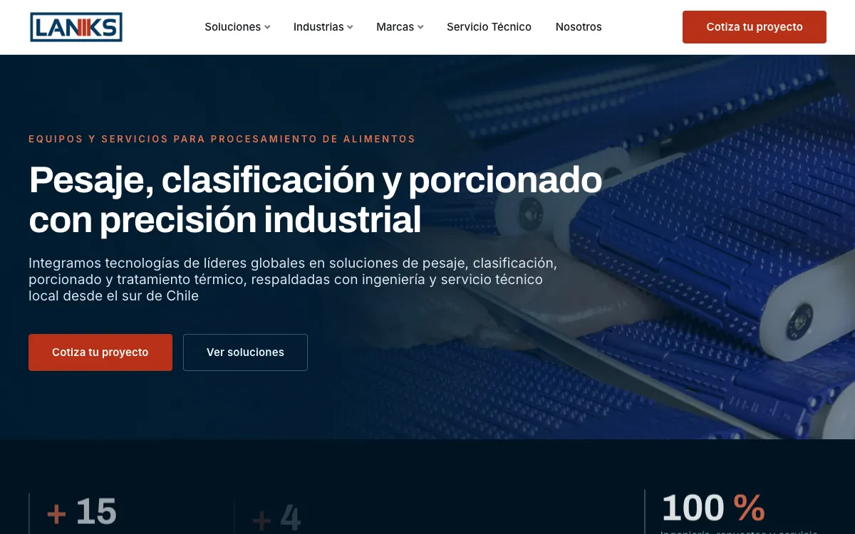 Sitio web de Laniks