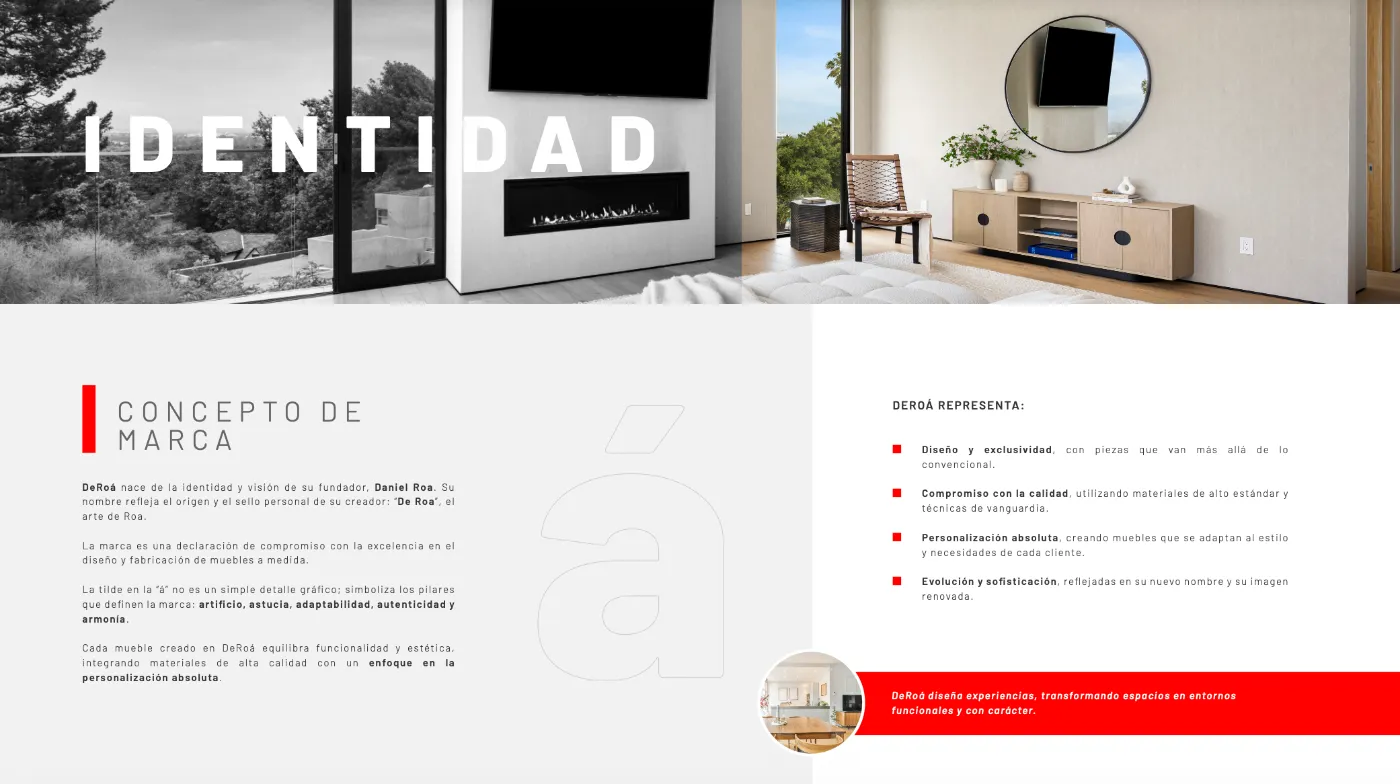 DeRoá Manual de Marca - Concepto